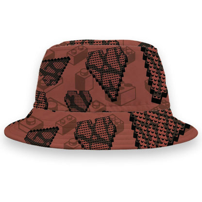 Spizike-Canyon-Rust-NastyJamz-Bucket-Hat-Match-Loyalty-Over-Likes-All-Over-Print