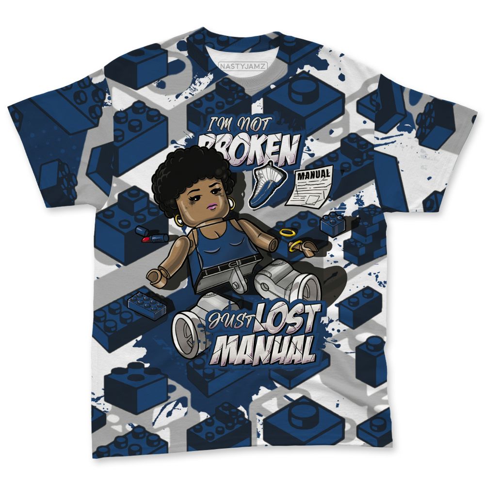 French-Blue-12s-NastyJamz-T-Shirt-Match-Not-Broken-Toy-All-Over-Print