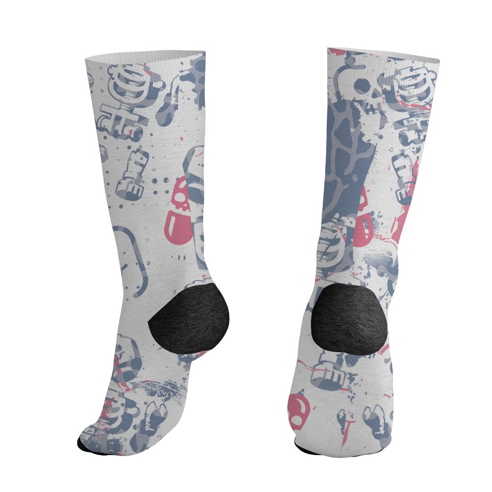 Cobalt-Bliss-3s-NastyJamz-Socks-Match-Glowing-Heart-Inside-3D-All-Over-Print