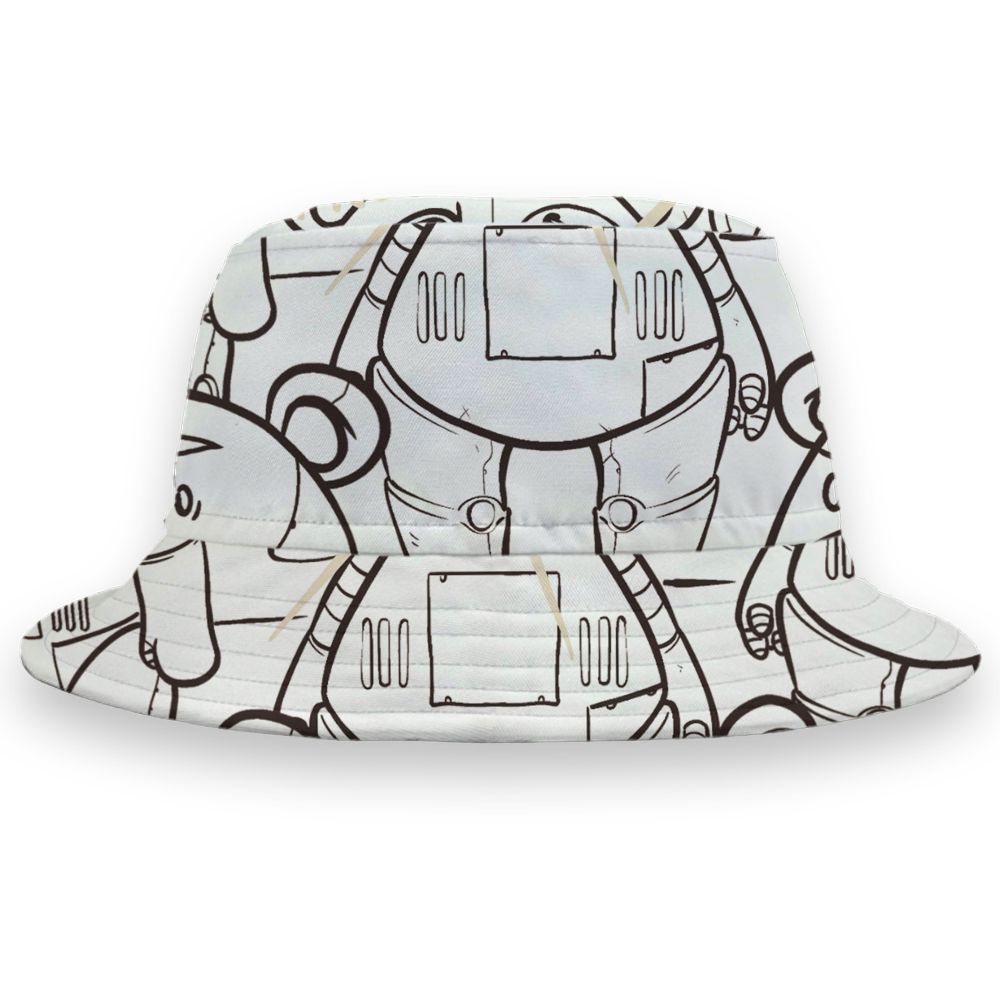 Black-Collective-5s-NastyJamz-Bucket-Hat-Match-BER-Damaged-But-Real-All-Over-Print