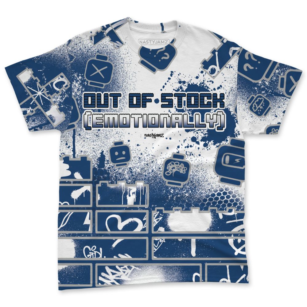 French-Blue-12s-NastyJamz-T-Shirt-Match-No-Stock-Emotion-All-Over-Print
