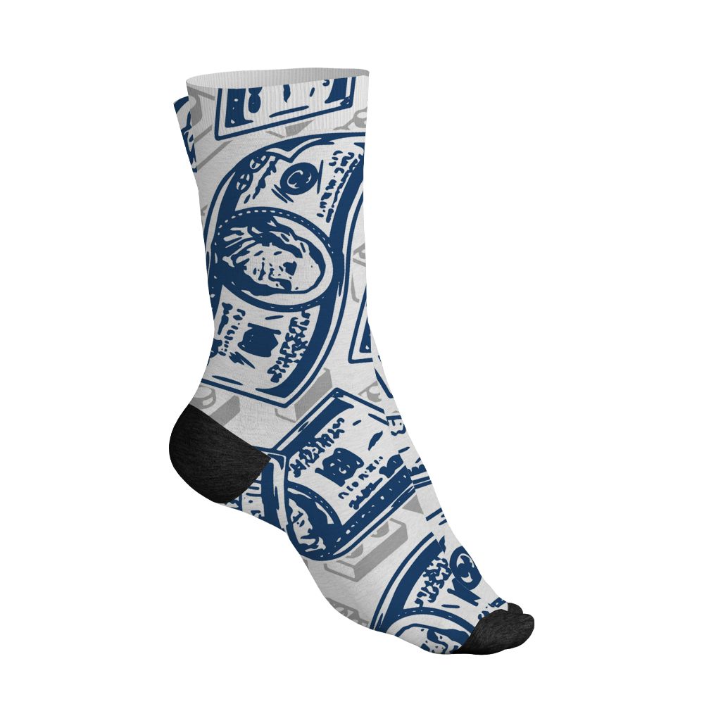 AJ 12 French Blue.NastyJamz Socks Match.Match My Energy Toy 3D
