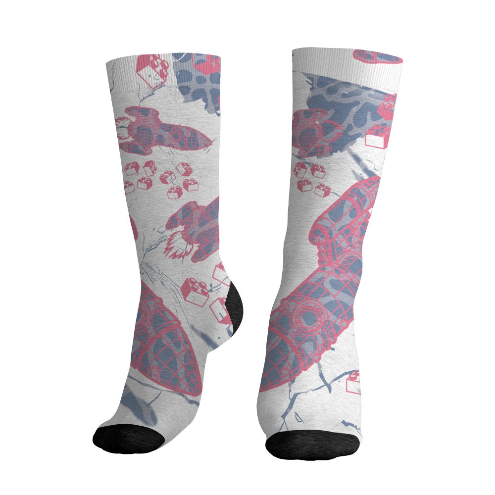 Cobalt-Bliss-3s-NastyJamz-Socks-Match-Born-To-Stand-Out-3D-All-Over-Print