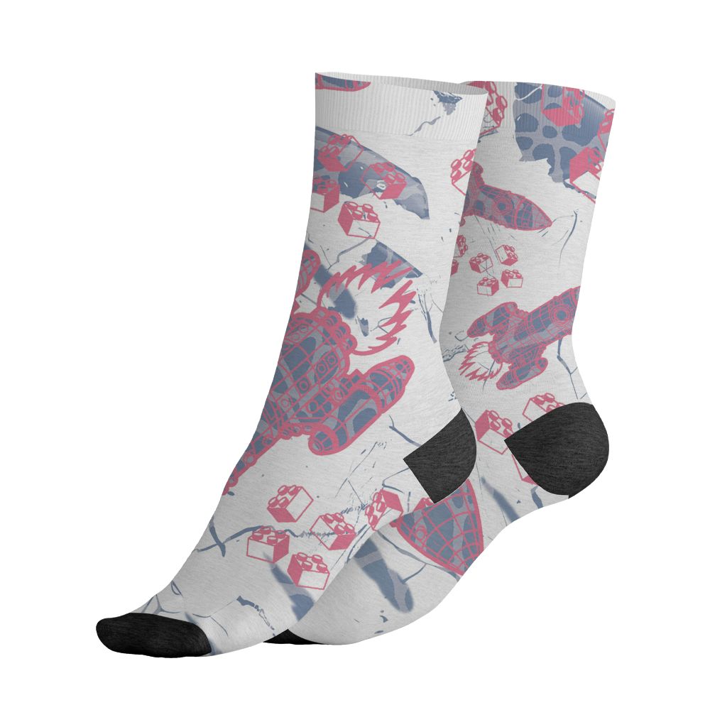 Cobalt-Bliss-3s-NastyJamz-Socks-Match-Born-To-Stand-Out-3D-All-Over-Print
