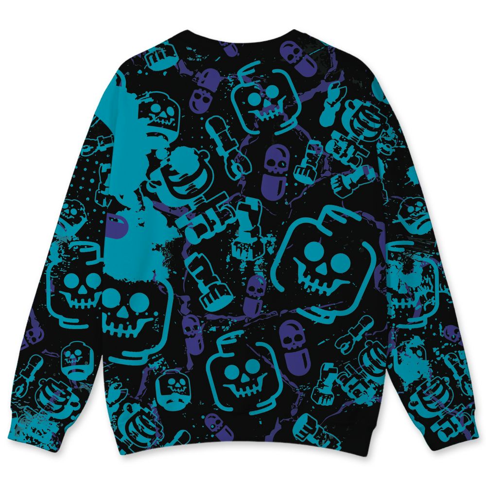 Aqua-8s-NastyJamz-Sweatshirt-Match-Glowing-Heart-Inside-3D-All-Over-Print