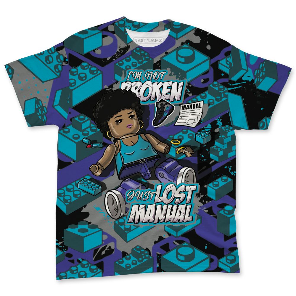 Aqua-8s-NastyJamz-T-Shirt-Match-Not-Broken-Toy-3D-All-Over-Print