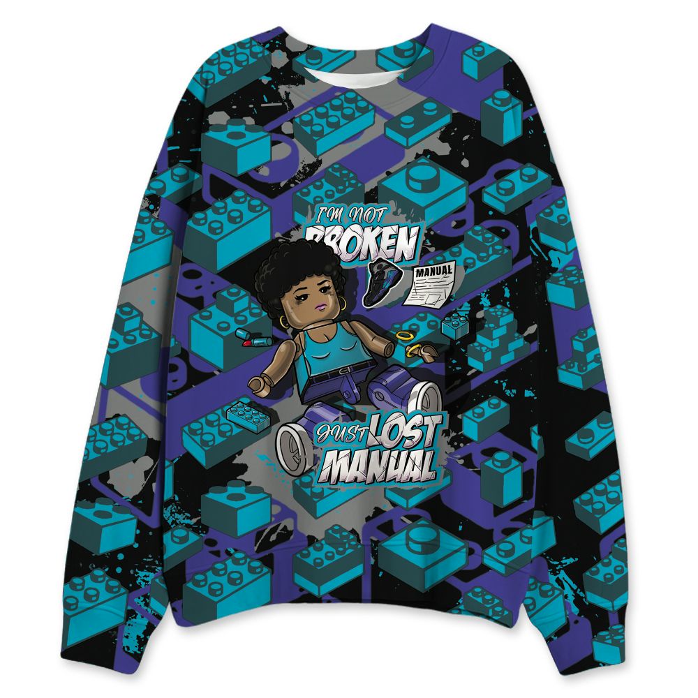 Aqua-8s-NastyJamz-Sweatshirt-Match-Not-Broken-Toy-3D-All-Over-Print