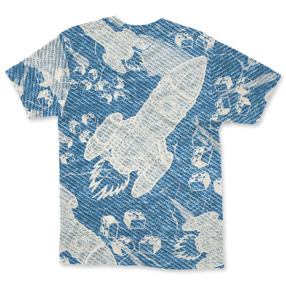 Denim-Worn-Blue-4s-NastyJamz-T-Shirt-Match-Born-To-Stand-Out-3D-All-Over-Print