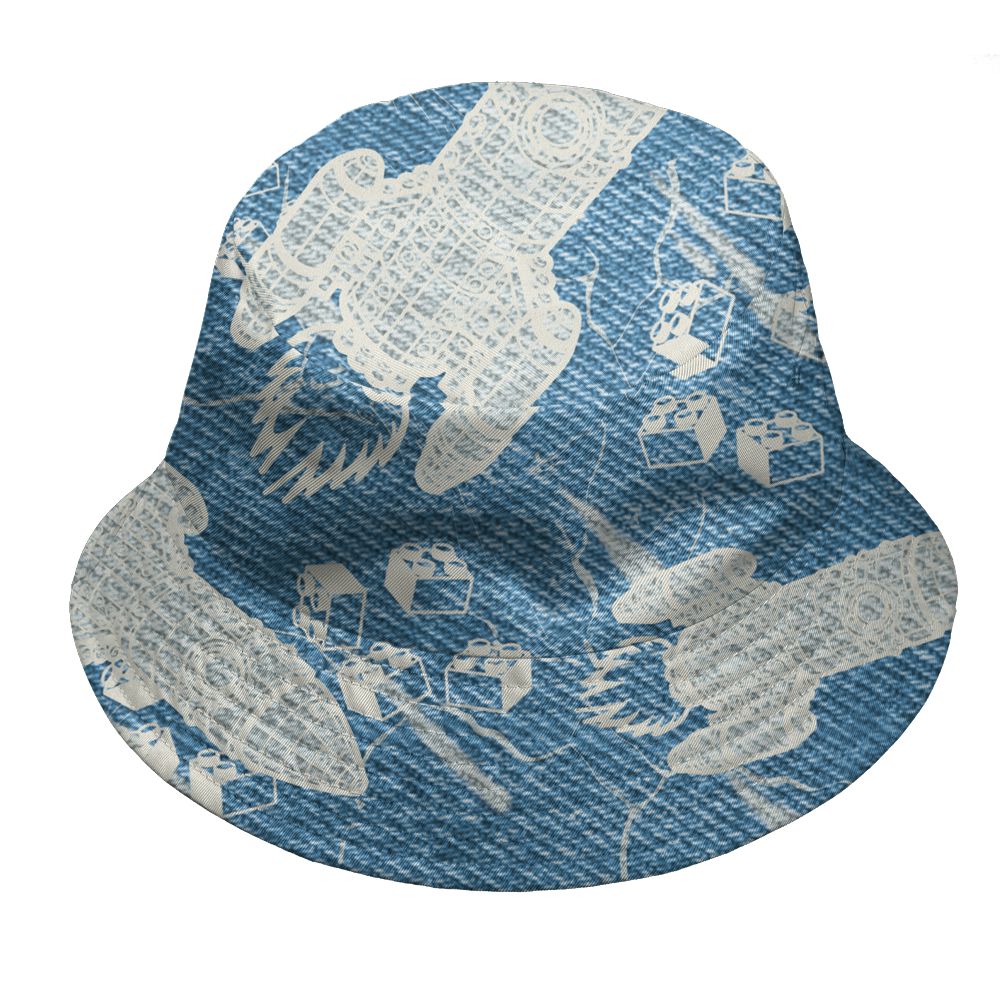 Denim-Worn-Blue-4s-NastyJamz-Bucket-Hat-Match-Born-To-Stand-Out-All-Over-Print