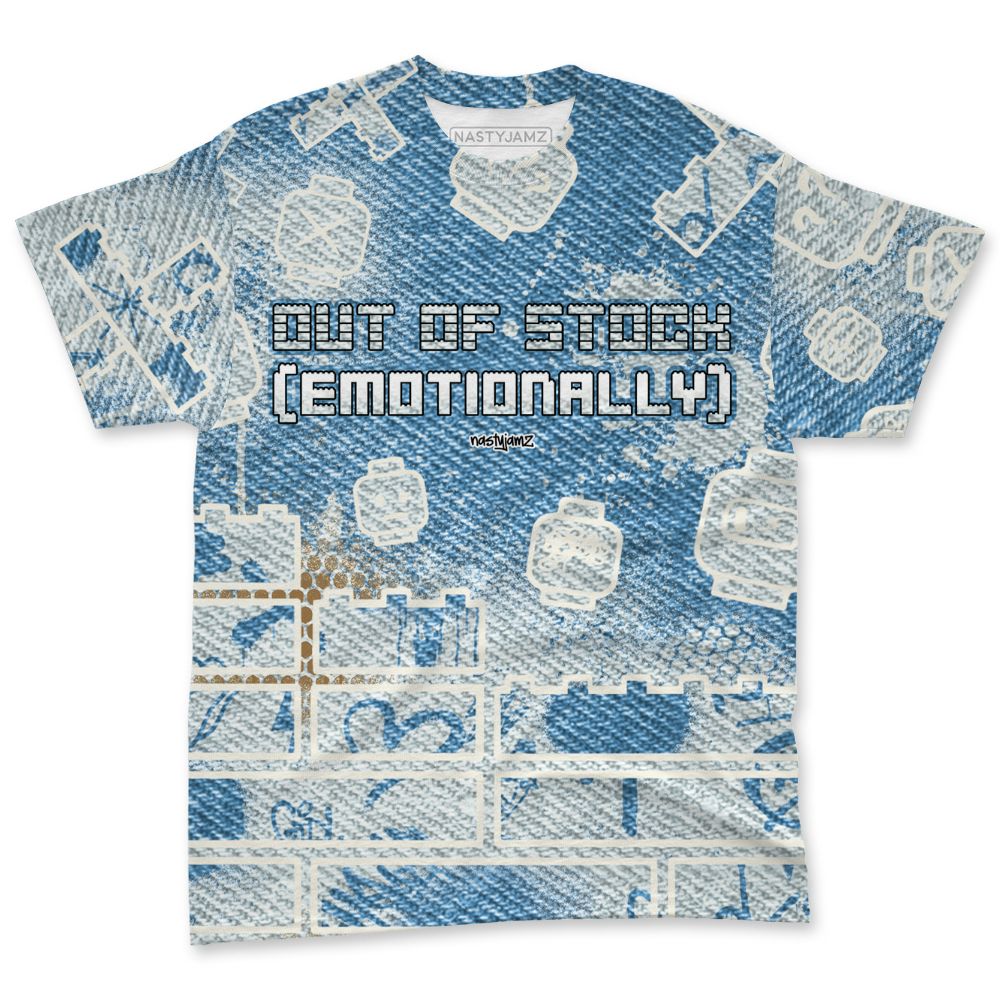 Denim-Worn-Blue-4s-NastyJamz-T-Shirt-Match-No-Stock-Emotion-3D-All-Over-Print
