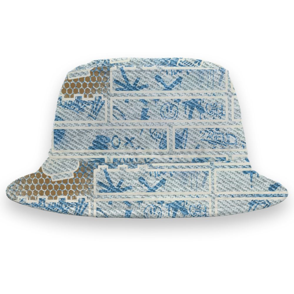 Denim-Worn-Blue-4s-NastyJamz-Bucket-Hat-Match-No-Stock-Emotion-All-Over-Print