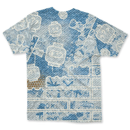 Denim-Worn-Blue-4s-NastyJamz-T-Shirt-Match-No-Stock-Emotion-3D-All-Over-Print
