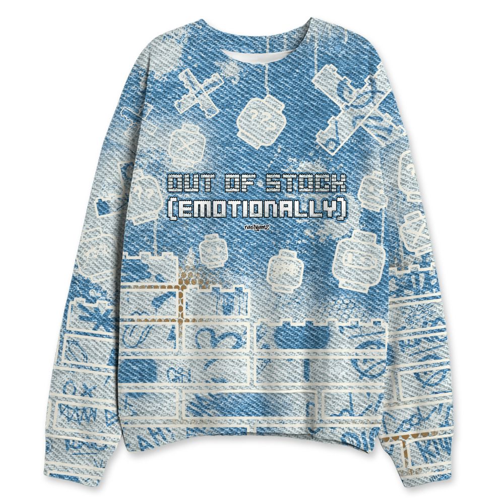 Denim-Worn-Blue-4s-NastyJamz-Sweatshirt-Match-No-Stock-Emotion-3D-All-Over-Print