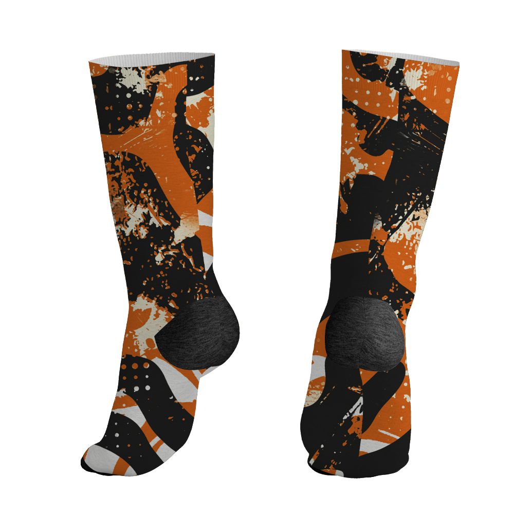 AJ 1 Shattered Backboard.NastyJamz Socks Match.Pattern Be Happy 3D