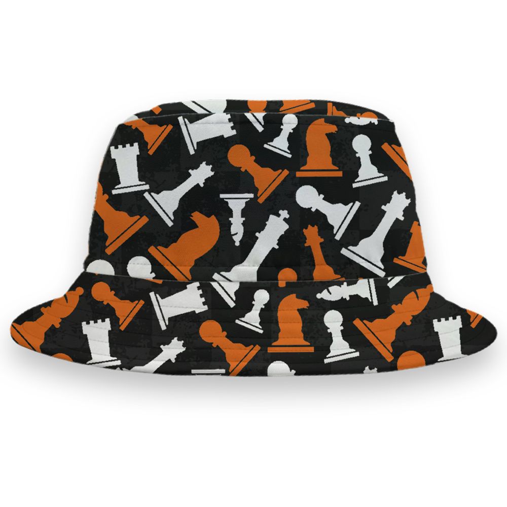 Shattered-Backboard-1s-NastyJamz-Bucket-Hat-Match-Pattern-Chess-All-Over-Print