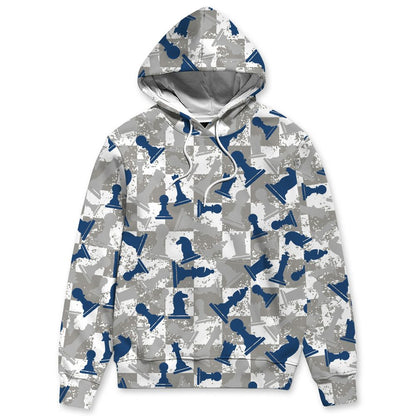 French-Blue-12s-NastyJamz-Hoodie-Match-Pattern-Chess-All-Over-Print