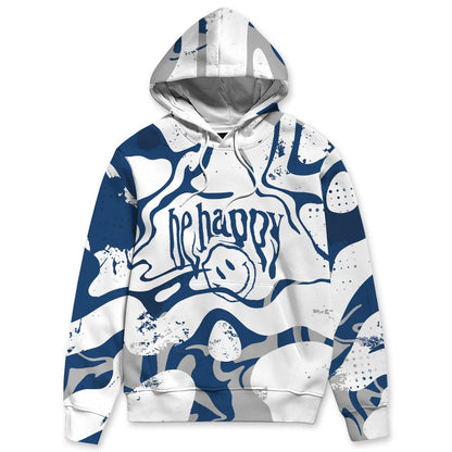 French-Blue-12s-NastyJamz-Hoodie-Match-Pattern-Be-Happy-All-Over-Print