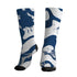 AJ 12 French Blue.NastyJamz Socks Match.Pattern Be Happy 3D