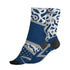 AJ 12 French Blue.NastyJamz Socks Match.Pattern Geometric 3D