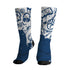 AJ 12 French Blue.NastyJamz Socks Match.Pattern Dna Graffiti 3D