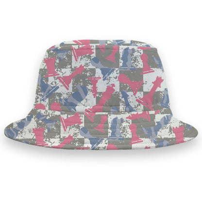 Cobalt-Bliss-3s-NastyJamz-Bucket-Hat-Match-Pattern-Chess-All-Over-Print