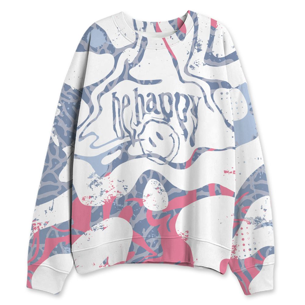 Cobalt-Bliss-3s-NastyJamz-Sweatshirt-Match-Pattern-Be-Happy-3D-All-Over-Print
