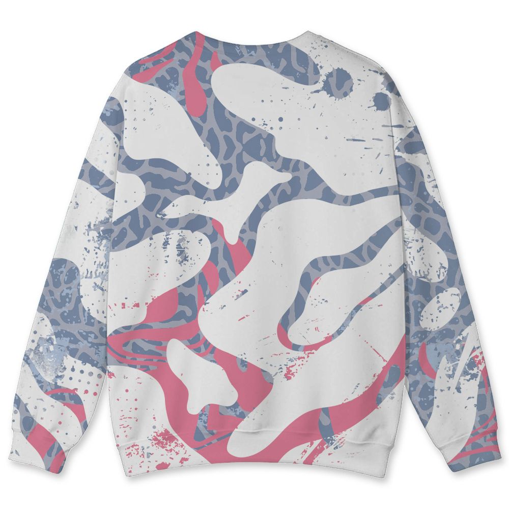 Cobalt-Bliss-3s-NastyJamz-Sweatshirt-Match-Pattern-Be-Happy-3D-All-Over-Print