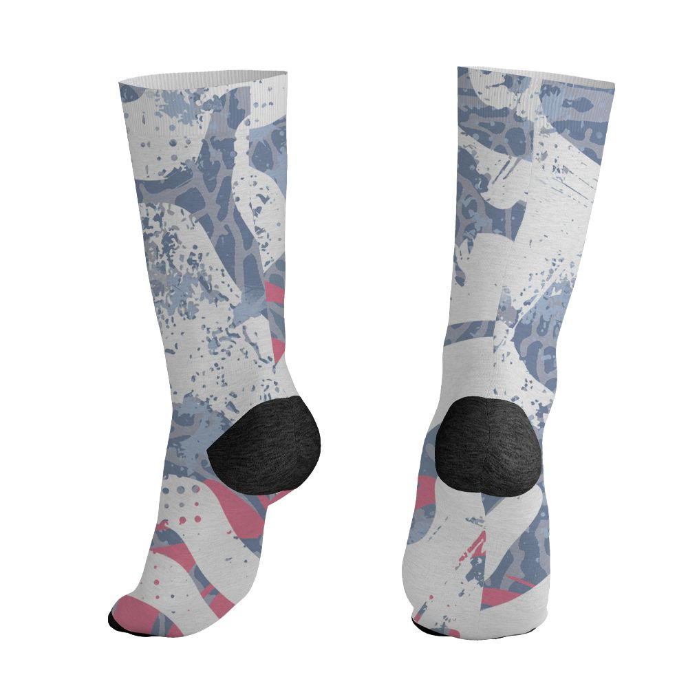 Cobalt-Bliss-3s-NastyJamz-Socks-Match-Pattern-Be-Happy-3D-All-Over-Print