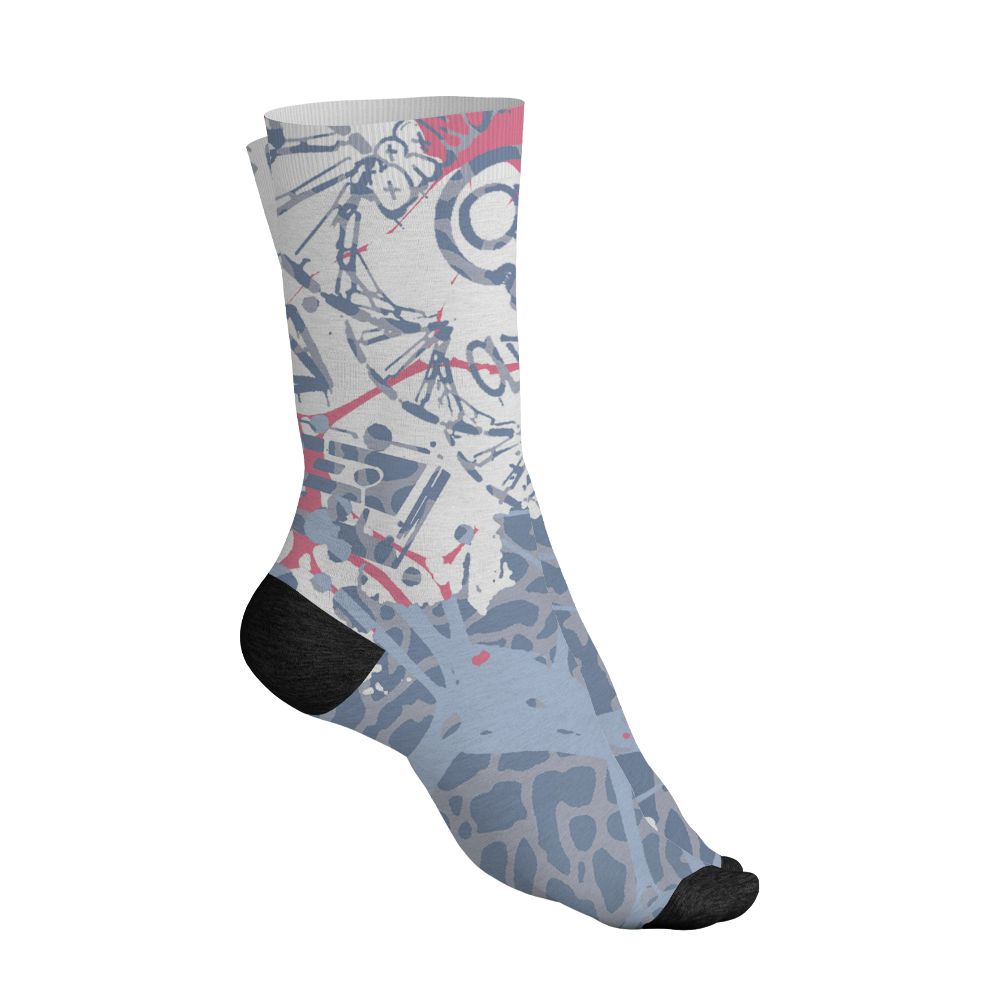 Cobalt-Bliss-3s-NastyJamz-Socks-Match-Pattern-DNA-Graffiti-3D-All-Over-Print