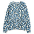 Denim-Worn-Blue-4s-NastyJamz-Sweatshirt-Match-Pattern-Chess-3D-All-Over-Print