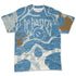 Denim-Worn-Blue-4s-NastyJamz-T-Shirt-Match-Pattern-Be-Happy-3D-All-Over-Print