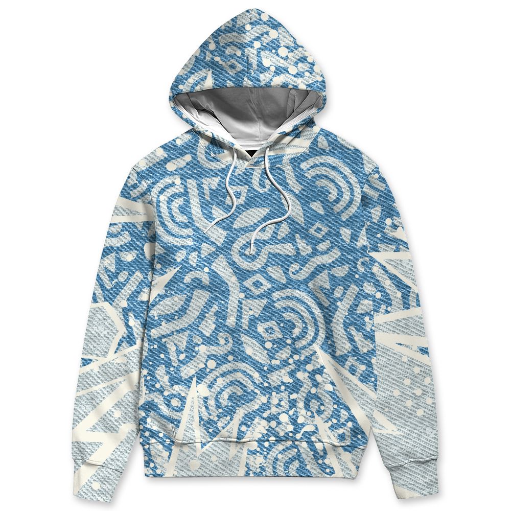 Denim-Worn-Blue-4s-NastyJamz-Hoodie-Match-Pattern-Geometric-3D-All-Over-Print