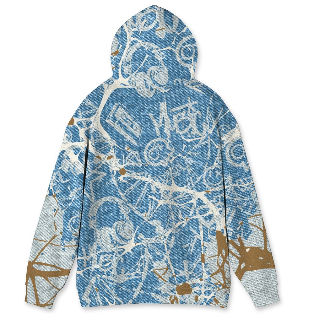 Denim-Worn-Blue-4s-NastyJamz-Hoodie-Match-Pattern-DNA-Graffiti-3D-All-Over-Print