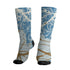 Denim-Worn-Blue-4s-NastyJamz-Socks-Match-Pattern-DNA-Graffiti-3D-All-Over-Print