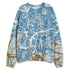 Denim-Worn-Blue-4s-NastyJamz-Sweatshirt-Match-Pattern-DNA-Graffiti-3D-All-Over-Print