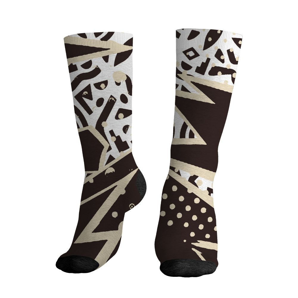 Black-Collective-5s-NastyJamz-Socks-Match-Pattern-Geometric-3D-All-Over-Print