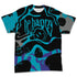 Aqua-8s-NastyJamz-T-Shirt-Match-Pattern-Be-Happy-3D-All-Over-Print