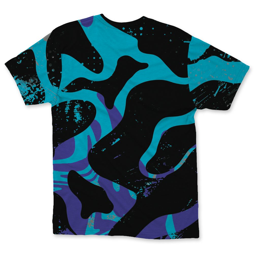 Aqua-8s-NastyJamz-T-Shirt-Match-Pattern-Be-Happy-3D-All-Over-Print