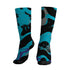 Aqua-8s-NastyJamz-Socks-Match-Pattern-Be-Happy-3D-All-Over-Print