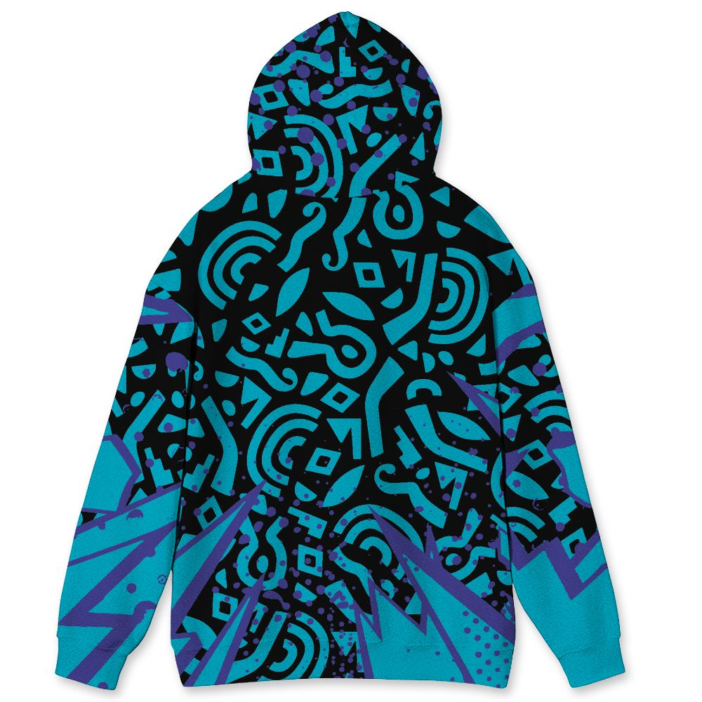Aqua-8s-NastyJamz-Hoodie-Match-Pattern-Geometric-3D-All-Over-Print