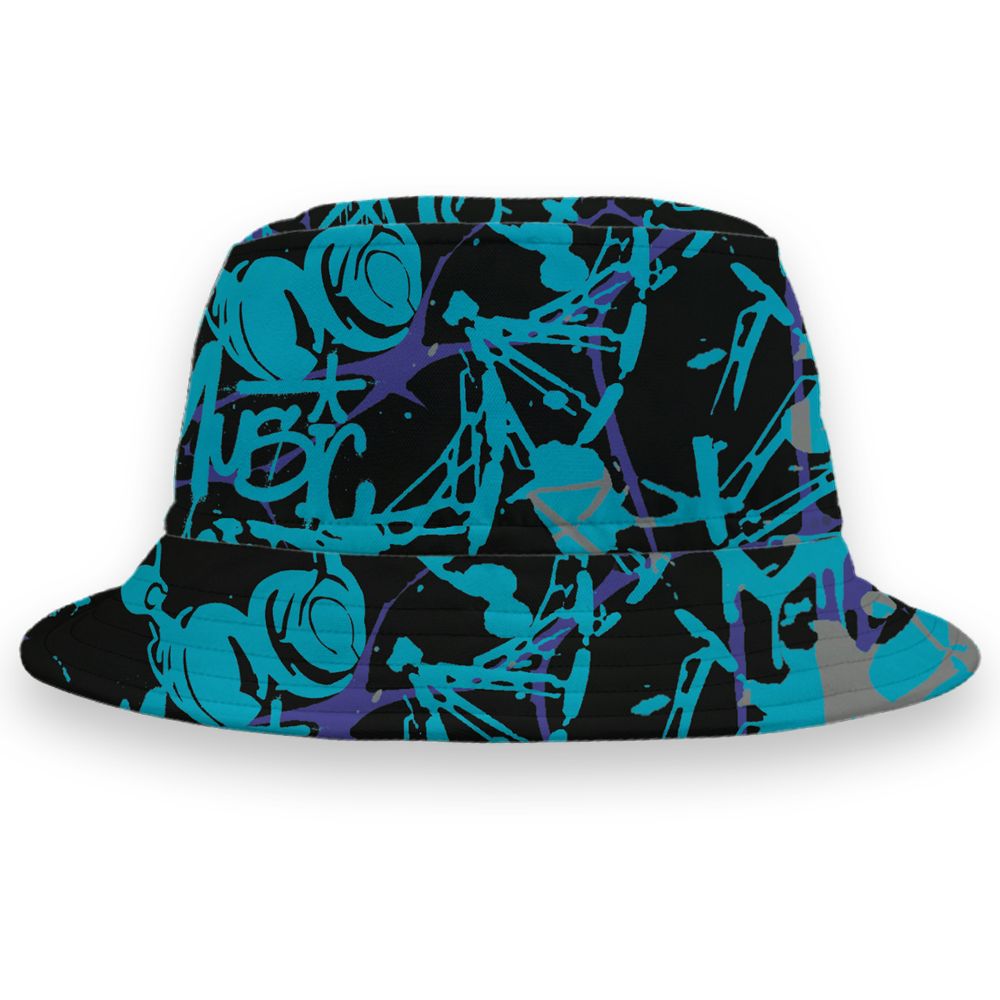 Aqua-8s-NastyJamz-Bucket-Hat-Match-Pattern-DNA-Graffiti-All-Over-Print