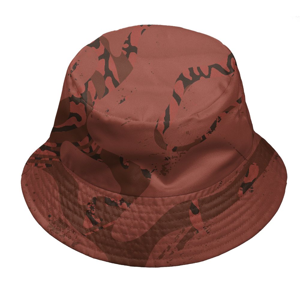 Spizike-Canyon-Rust-NastyJamz-Bucket-Hat-Match-Pattern-Be-Happy-All-Over-Print