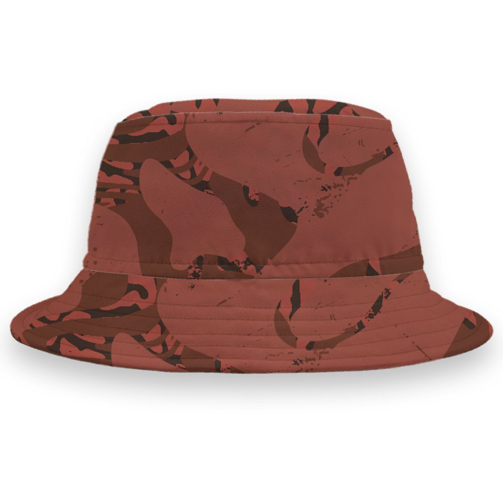 Spizike-Canyon-Rust-NastyJamz-Bucket-Hat-Match-Pattern-Be-Happy-All-Over-Print