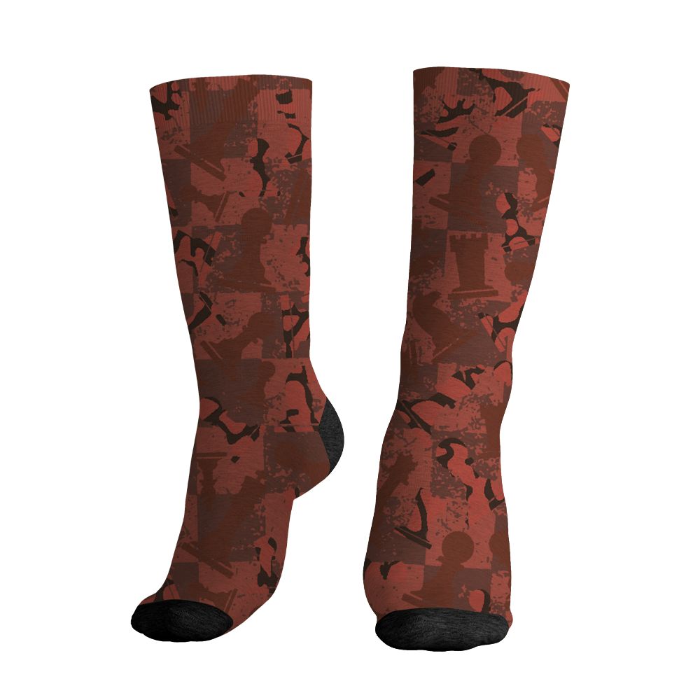 Spizike-Canyon-Rust-NastyJamz-Socks-Match-Pattern-Chess-3D-All-Over-Print