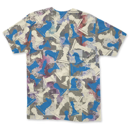Tatum-3-Cloud-0-NastyJamz-T-Shirt-Match-Pattern-Chess-3D-All-Over-Print