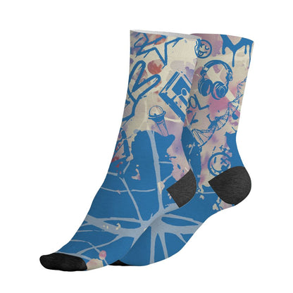 Tatum-3-Cloud-0-NastyJamz-Socks-Match-Pattern-DNA-Graffiti-3D-All-Over-Print