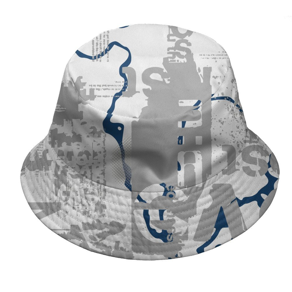 French-Blue-12s-NastyJamz-Bucket-Hat-Match-Pattern-Madness-All-Over-Print