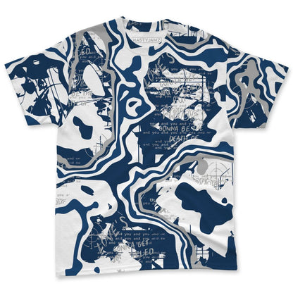 French-Blue-12s-NastyJamz-T-Shirt-Match-Pattern-Love-Kills-You-All-Over-Print