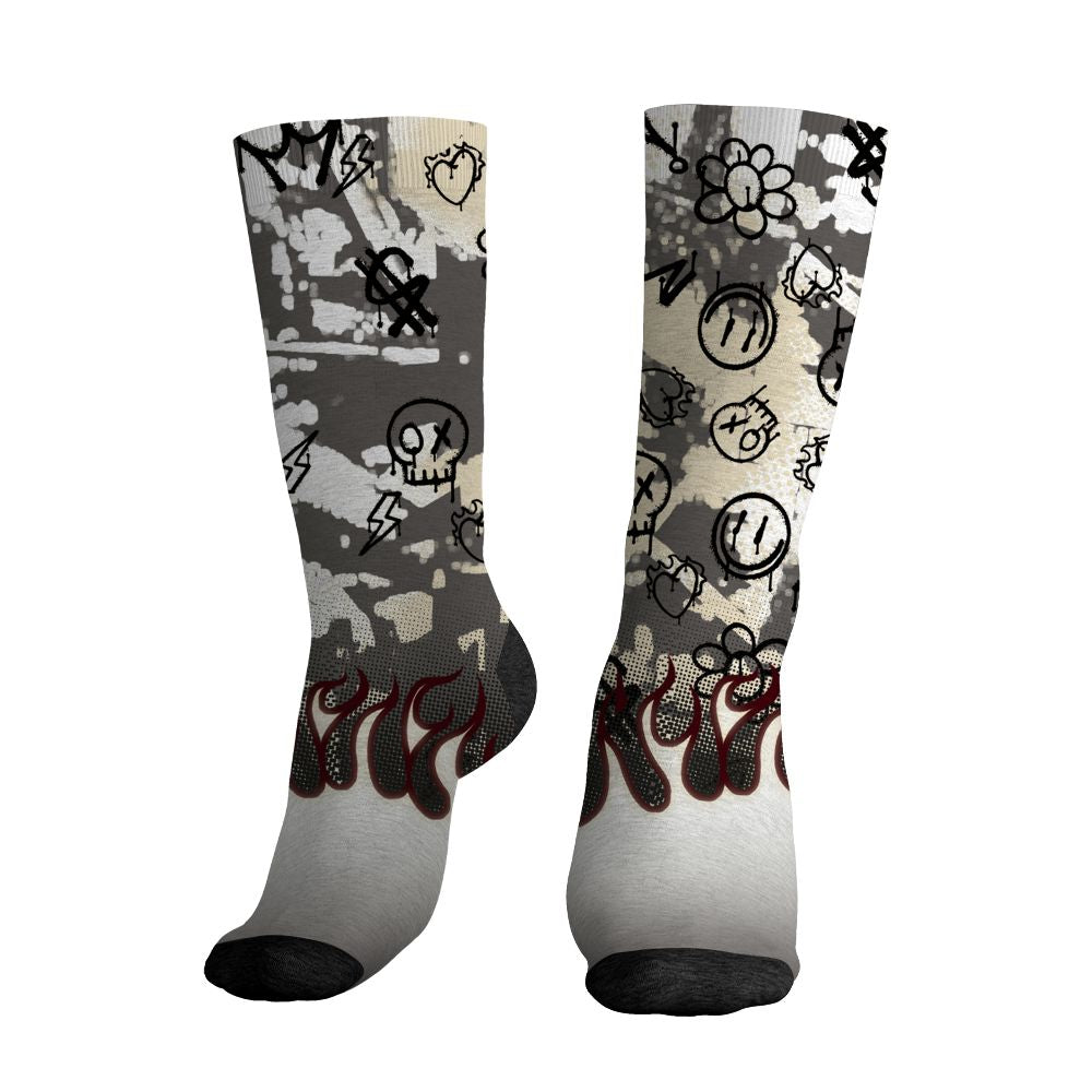 Black-Collective-5s-NastyJamz-Socks-Match-Run-Into-Fear-3D-All-Over-Print