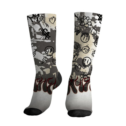 Black-Collective-5s-NastyJamz-Socks-Match-Run-Into-Fear-3D-All-Over-Print